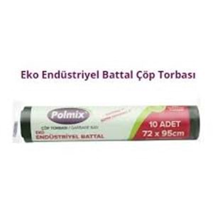 ENDÜSTİRİYEL 300 GRAM BATTAL ÇÖP TORBASI 72*95