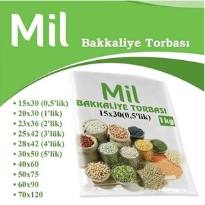 ŞEKER TORBASI 1/2LİK 18*25