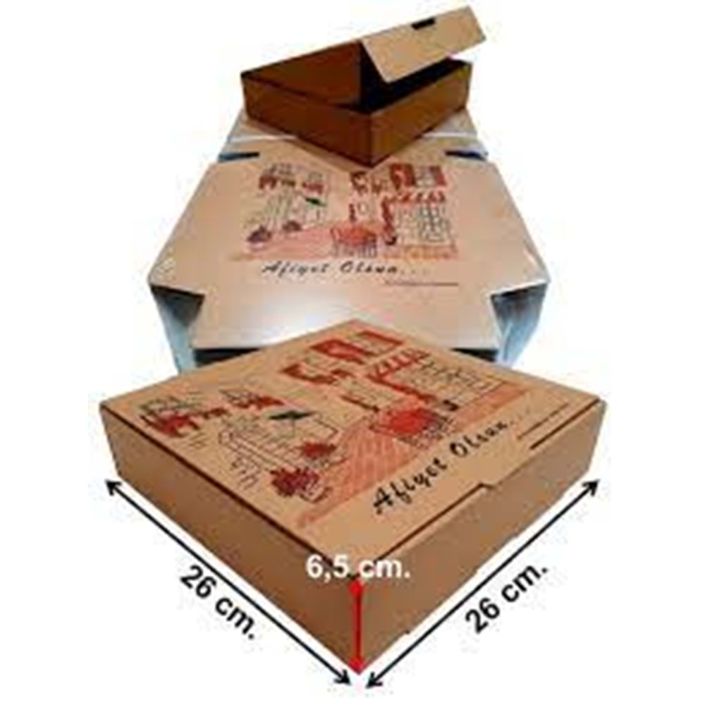 PİZZA KUTUSU 26*26