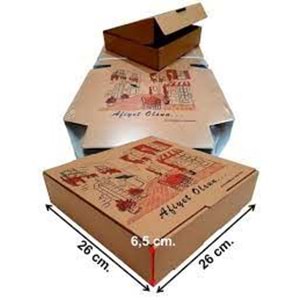 PİZZA KUTUSU 26*26